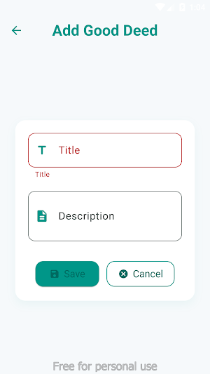 GoodDeed Journal Screenshot 3