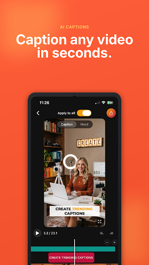 Viten: Auto Captions & Video Screenshot 0