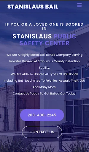 Stanislaus County Bail Bonds Screenshot 0
