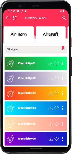 Electricity Sounds Screenshot 1
