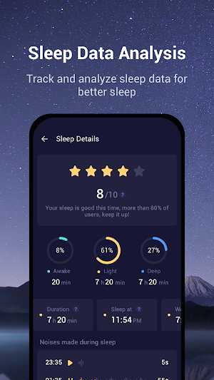 Sleep Tracker - Sleep Cycle, sleep recorder, music Screenshot 1