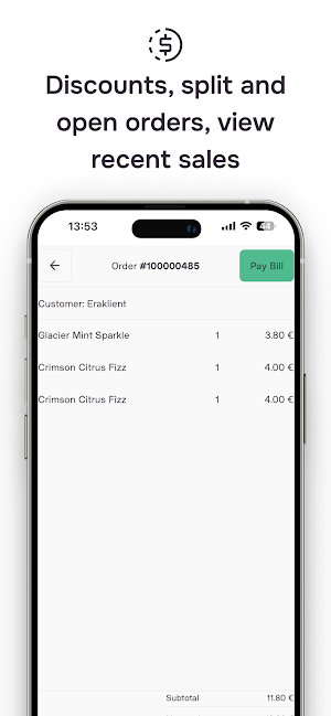 Flax Hospitality POS Screenshot 1
