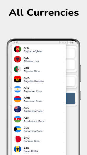 Currency converter Screenshot 2