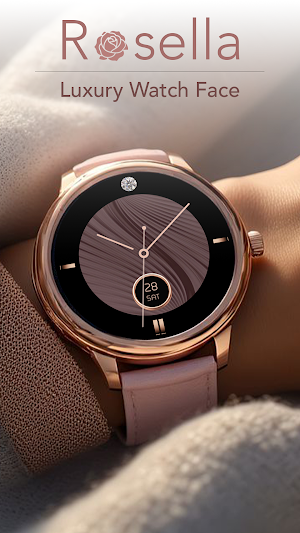 Rosella: Rose Gold watch face Screenshot 2