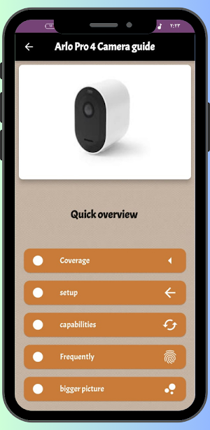 Arlo Pro 4 Camera guide Screenshot 1