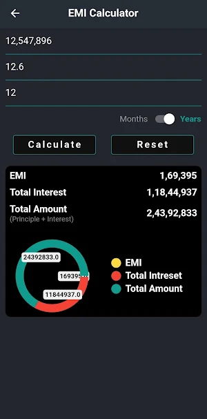 EMI Calculator (Finance) Screenshot 2