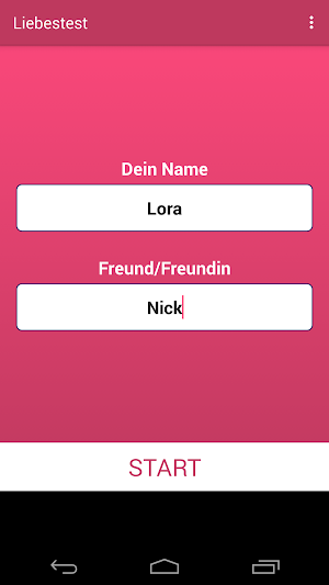 LiebesTest - Quiz Screenshot 0