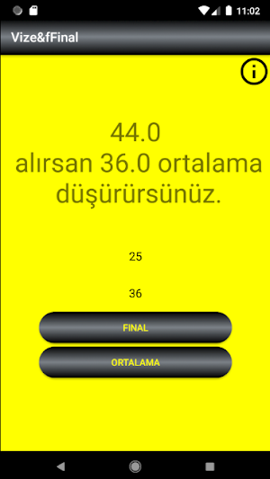 Vize final hesaplama Screenshot 0