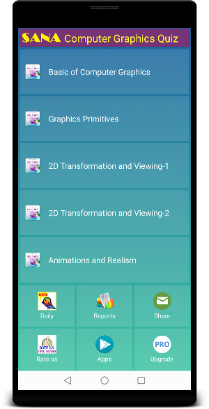 Computer_Graphics Quiz Screenshot 0