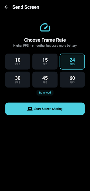 ZeroLink - Phone to phone cast Screenshot 1