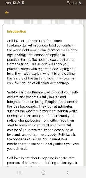 Self Love - How to love yourself Screenshot 2