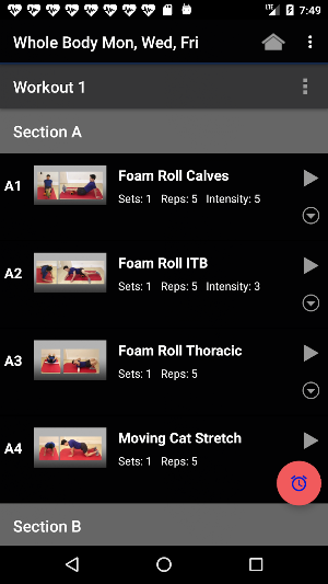 QFit Screenshot 2