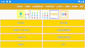 Boymate10 Find12X - Brain Card Game Screenshot 0