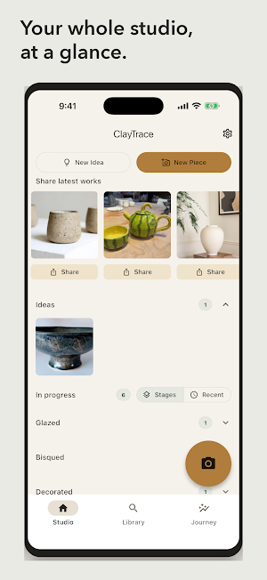 ClayTrace: Pottery Journal Screenshot 0