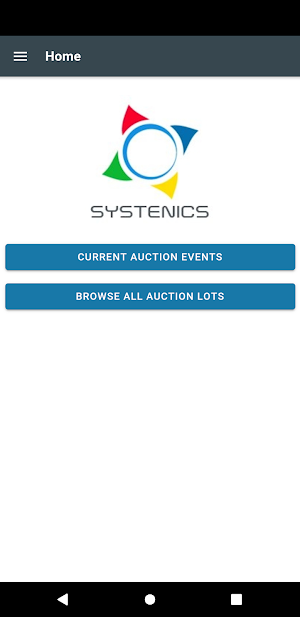 AuctionWorx Events Demo Screenshot 1