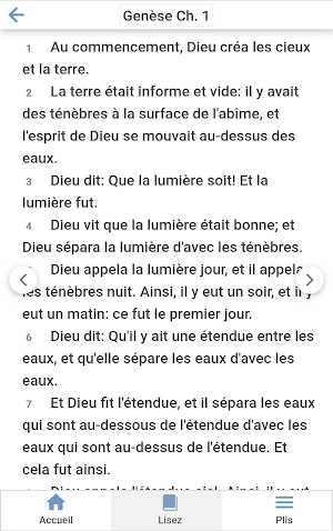 Bible en Français Screenshot 2