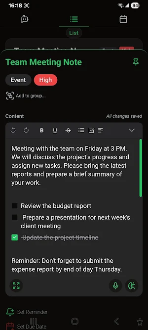 Innfall – Smart AI Note-Taking Screenshot 3