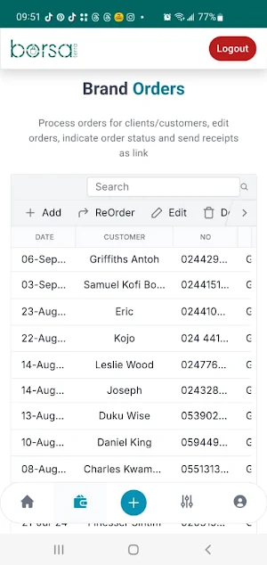 Borsa Terra - Shop & Orders Screenshot 1