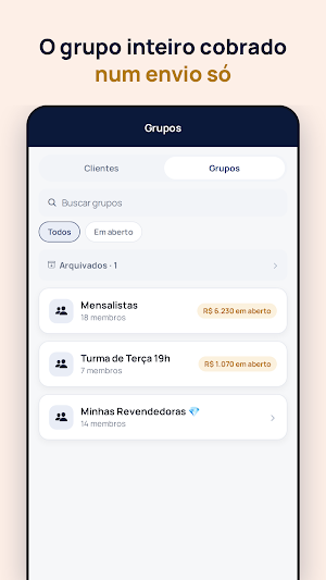 Kipago: fiado e cobranças Screenshot 1