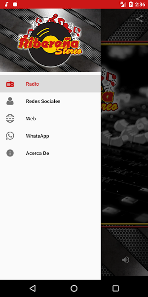 Ribereña Stereo Screenshot 2
