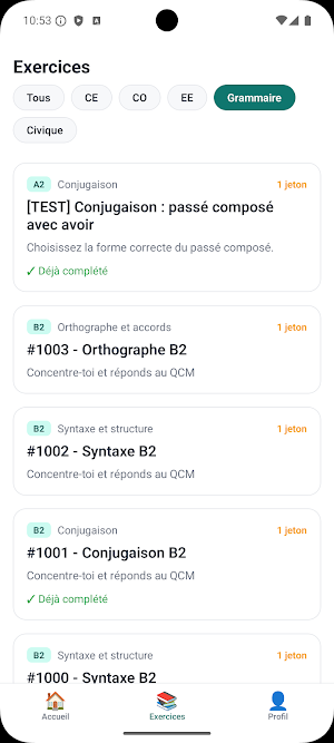 TCF préparation Screenshot 3