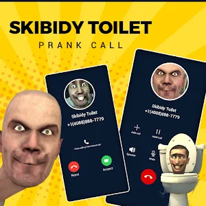 Fake call prank: skibidi Screenshot 3