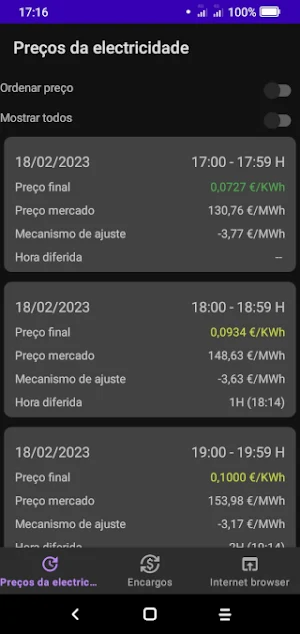 Mercado indexado Screenshot 0