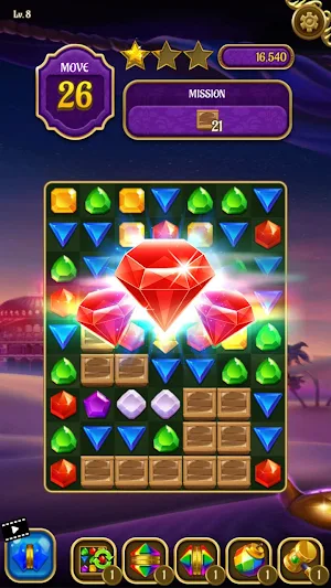 Magic Lamp - Genie & Jewels Match 3 Adventure Screenshot 3
