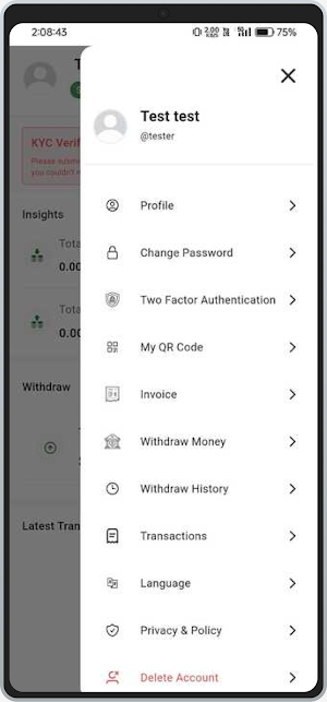 Affrimo Merchant Screenshot 1