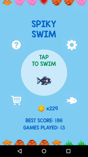Spiky Swim Screenshot 0