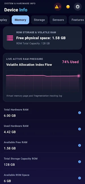 Device Info: System & CPU Info Screenshot 3