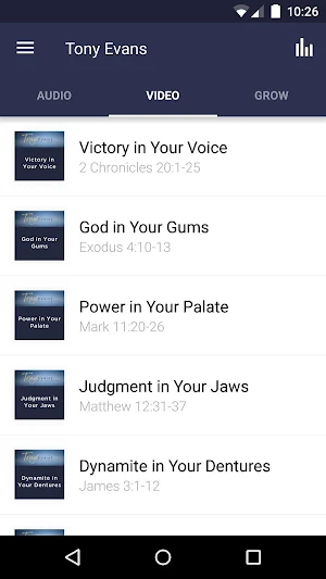 Tony Evans Sermons Screenshot 1
