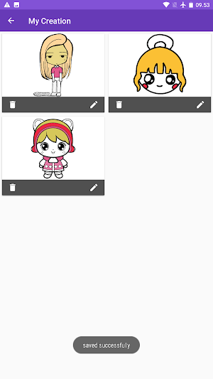 Coloring for cute girls Screenshot 1