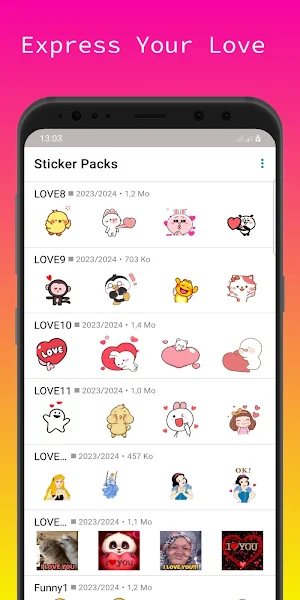 Gif Stickers - WASticker Screenshot 1
