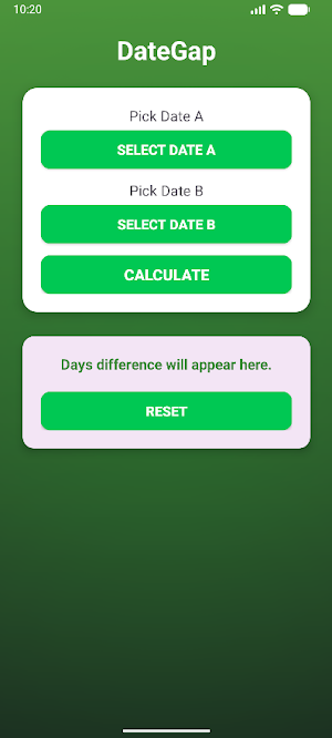 DateGap Screenshot 2