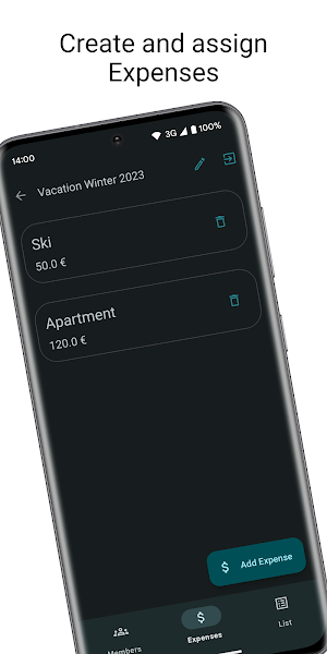 Group Expenses Screenshot 3