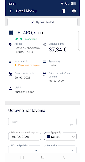 MRP eDOKLADY Screenshot 2