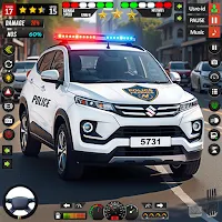 Police Car Chase Game Sim 2024
