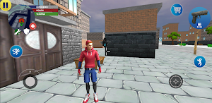 Spider Rope Hero Crime city 3D Screenshot 3