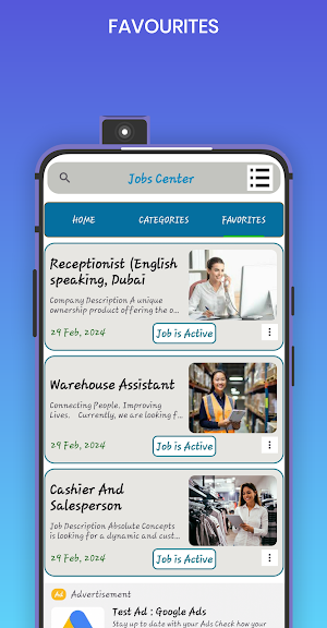 Jobs Center Screenshot 2
