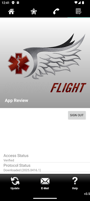 Survival Flight Air Protocols Screenshot 0