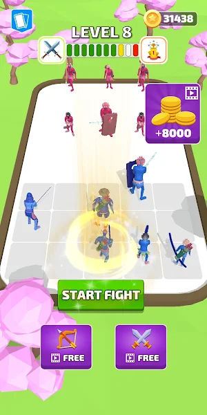 Heros Merge Crowd Fight Master Screenshot 1