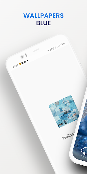 Wallpaper blue Screenshot 0