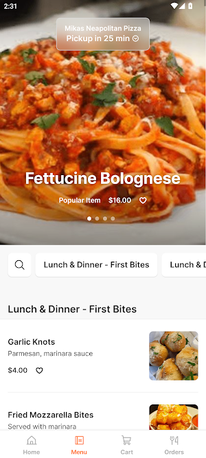 Mikas Neapolitan Pizza Screenshot 1