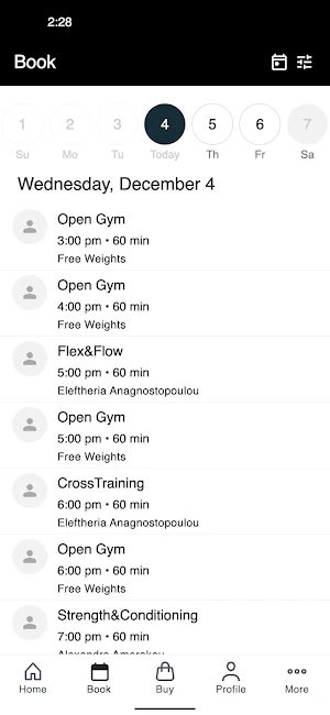 BigFiveGym Screenshot 1