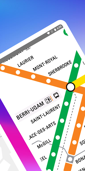 Montreal Subway Map Screenshot 2