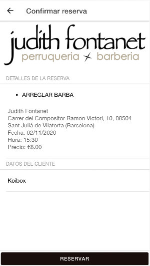 Judith Fontanet Perruqueria i Barberia Screenshot 1