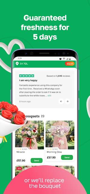 Online Fresh Flowers Delivery Screenshot 2