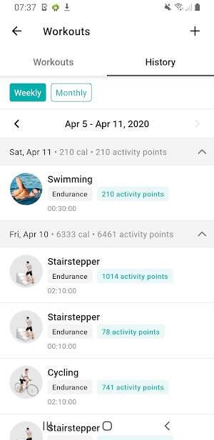 EVO Fitness. Screenshot 3