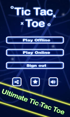 Tic Tac Toe Online Game Screenshot 0